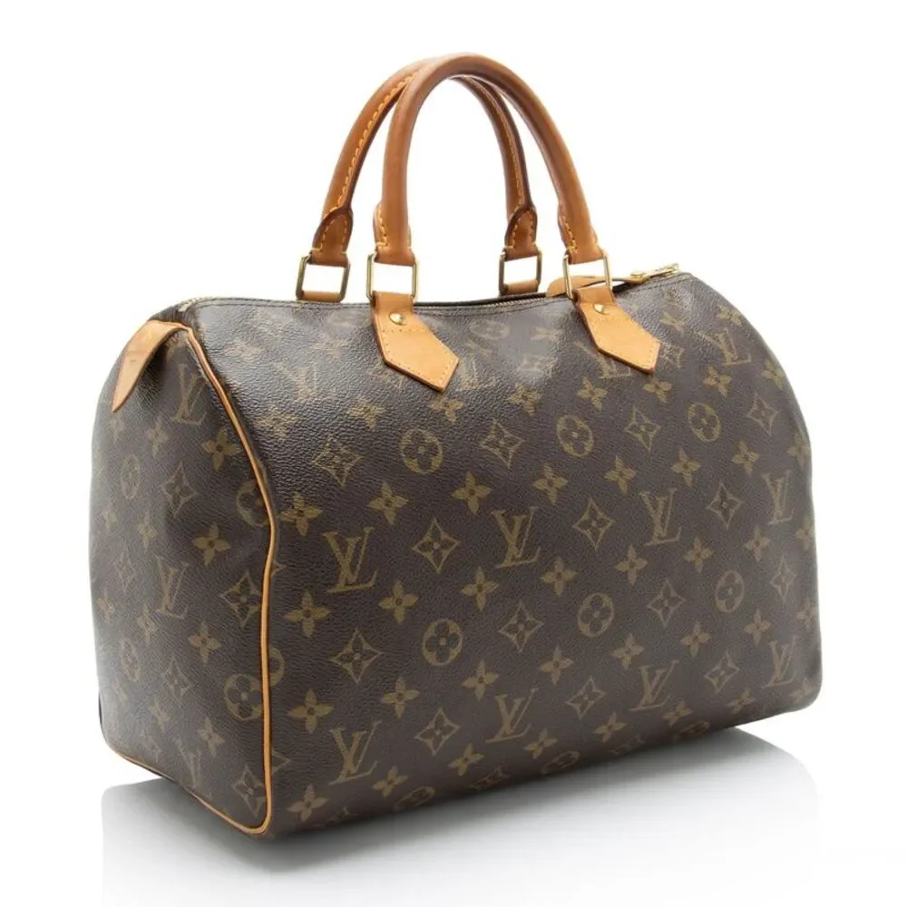 Louis Vuitton Monogram Canvas Speedy 30 Satchel - Picture 2 of 16